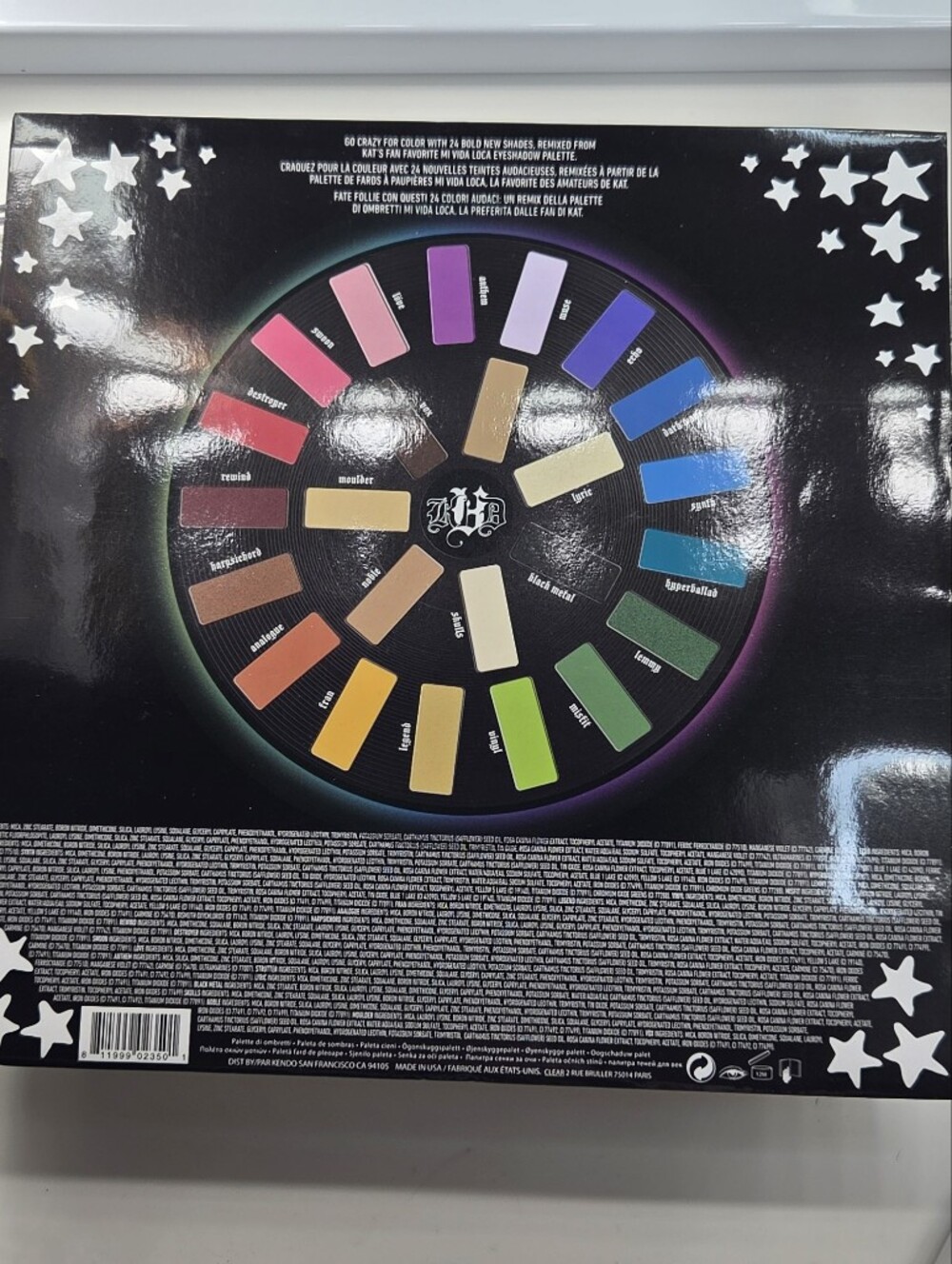 Kat Von D Mi Vida Loca Remix Eyeshadow Palette limited-edition 2015 holiday - Picture 4 of 8
